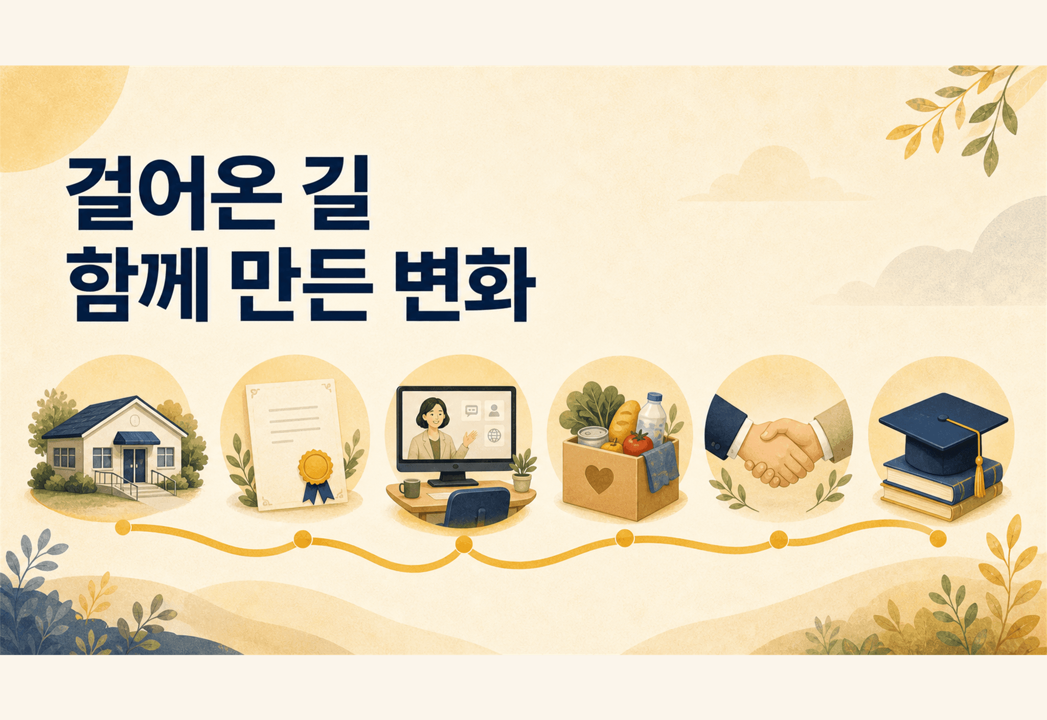 단체 6단계 연혁 타임라인 이미지