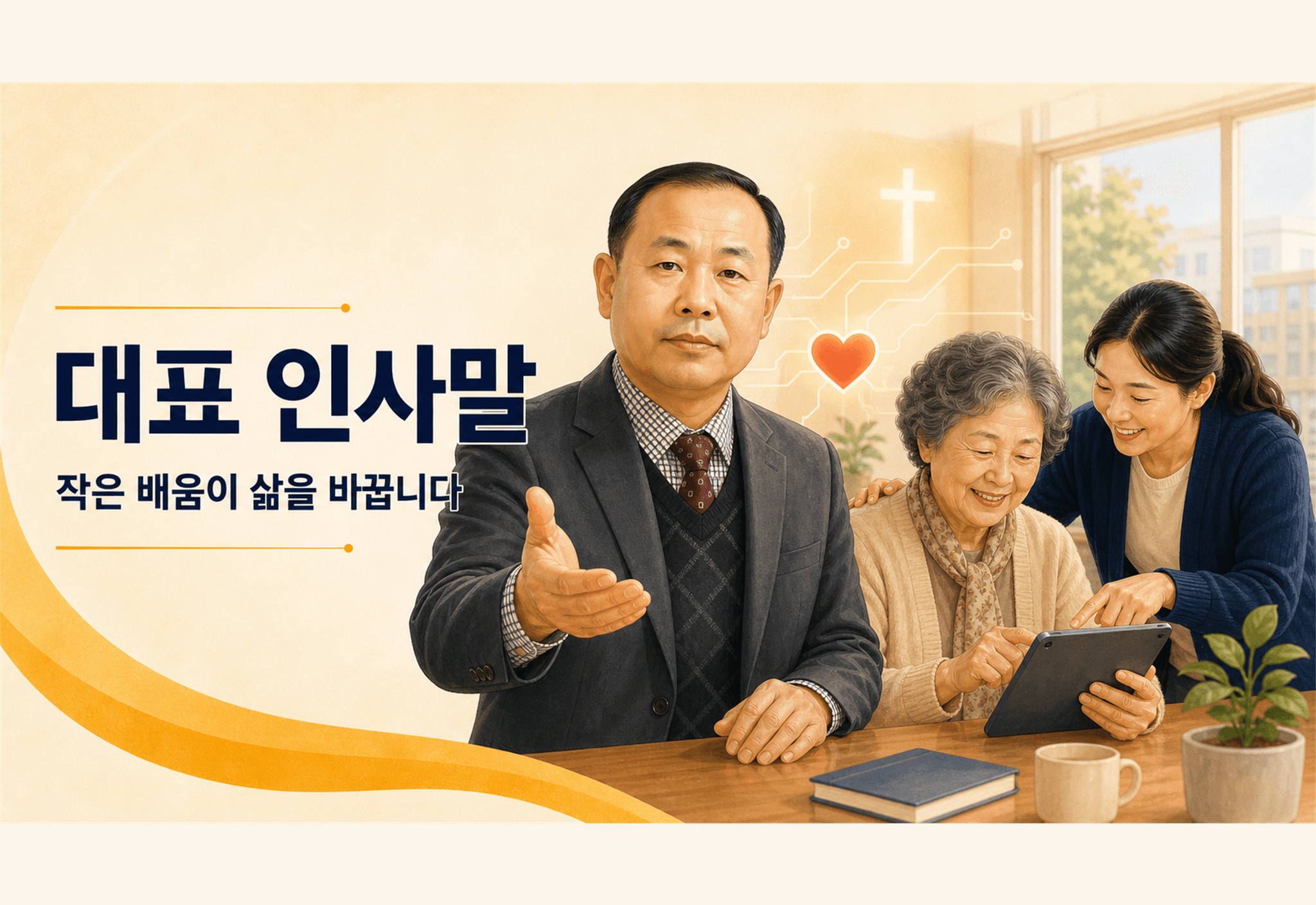 경인 공익네트워크 대표 김재완 인사말 이미지